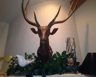 Another mantel filled with interesting decor