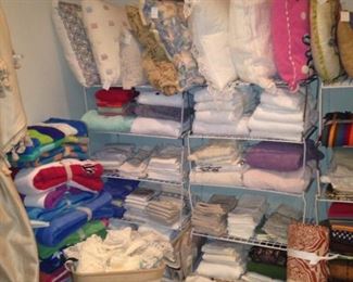 Lots of linens