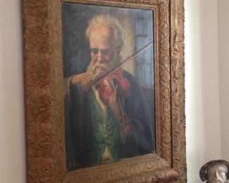 Framed oil