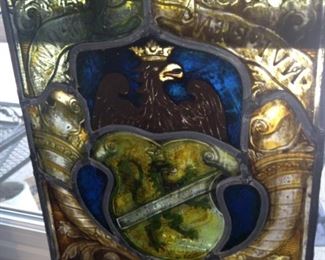 Eagle stain glass