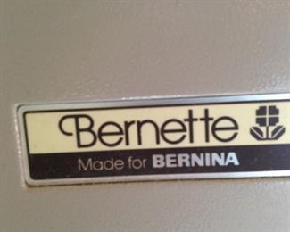 Bernette Serger made for Bernina