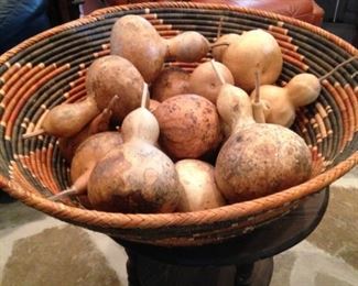 More gourds in a fabulous basket