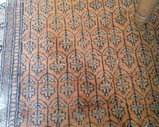 Rug: 5 feet 2 inches x 5 feet 4 inches