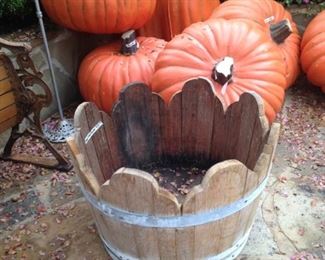 Wooden planter