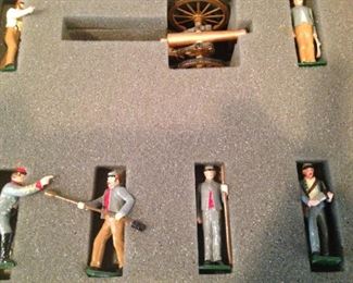 Hand painted "Confederate Artillery" - made in England