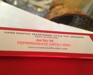Hand painted "Confederate Artillery"