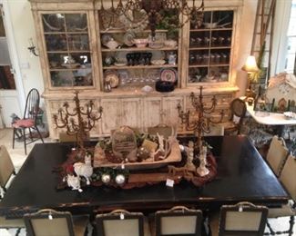 Extra large Shabby Chic wall unit