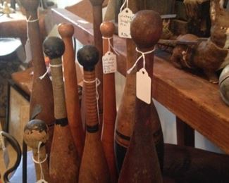 Vintage juggling pins