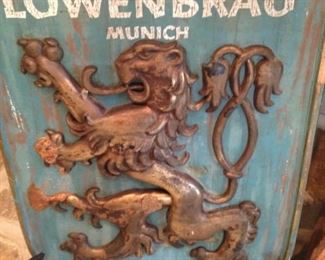 Lowenbrau (Munich Germany) bar sign