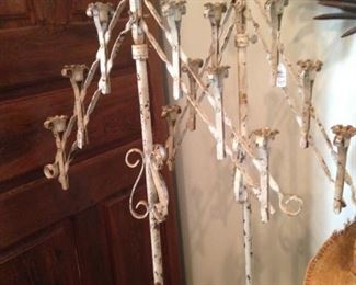 Pair of floor candelabras