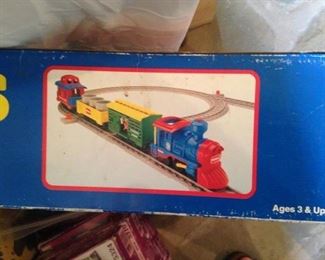 Toy train set