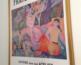 "France Wagner" framed poster