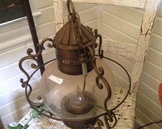 Rustic light fixture