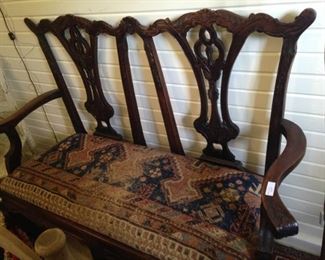 One of several settees available for sale