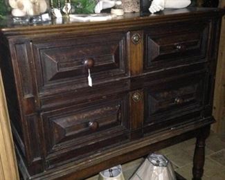 Large antique chest