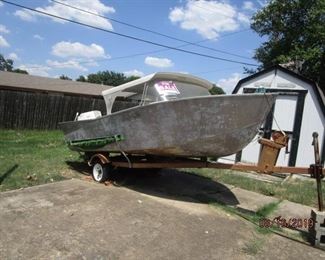 Another boat and trailer