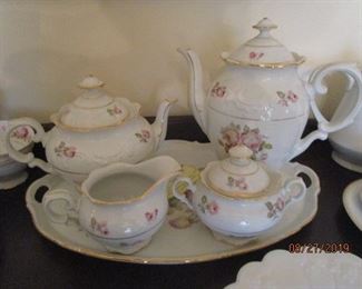 Antique Rose Tea Set