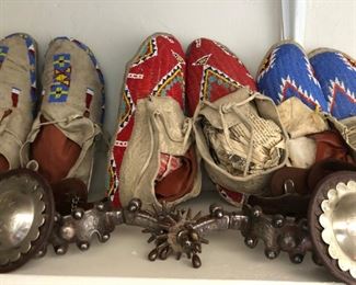 The attention to detail on the beadwork is amazing, and the spurs are just plain fun!