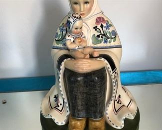 Wonderful 1930s Lenci Madonna and Child.