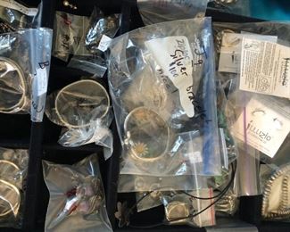 We are still discovering silver bracelets and other pieces. What a treasure hunt!