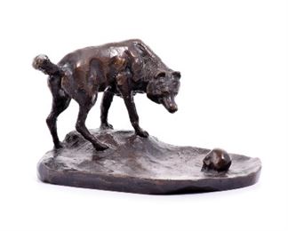 Charles Russell's famous bronze, The Last Laugh.