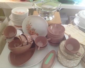 Set of twelve Melmac Miramar dishes....presale $45.