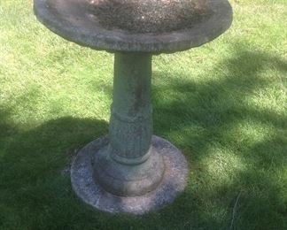 Cement bird bath....very HEAVY!  Presale...$60