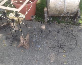 Wrought iron items