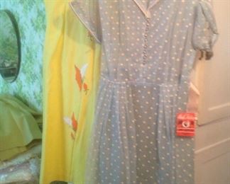 Probably 30+ vintage house dresses plus coats