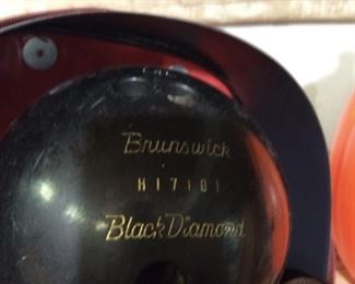 Brunswick Black diamond bowling ball