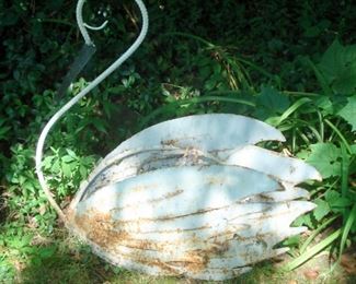 Large Yard Art Swan