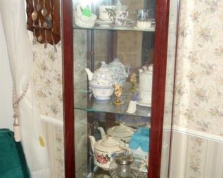 Lighted Glass Curio Cabinet
