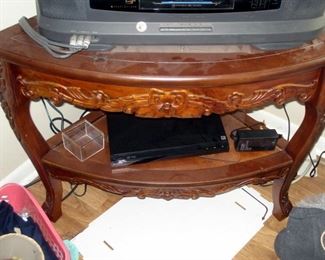 Nice Carved Corner Table