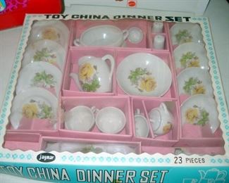Vintage Toy China Dinner Set