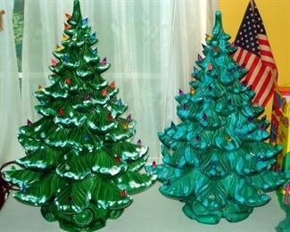 LARGE Ceramic Christmas Trees