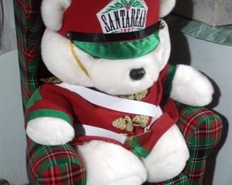 Large Santa Bear in Chair