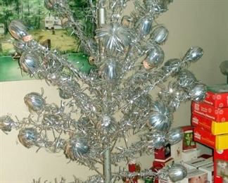 Vintage Aluminum Christmas Tree 