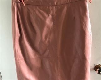 New leather skirt size 12 by Terry Lewis $35, comes with a $25 Nordstrom Gift Card