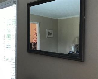 Mirror with chairs