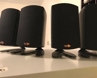 Four Klipsch speakers