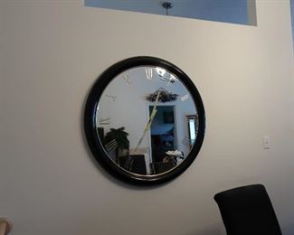 clock  mirror