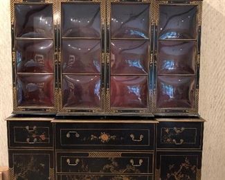 Chinoiserie breakfront (needs work)