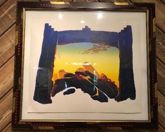 Large Ardyn Halter print in very fine frame