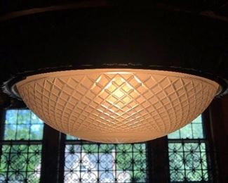 Dome on chandelier