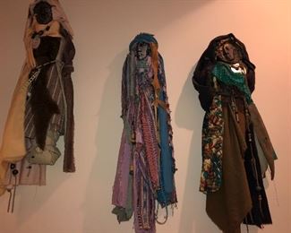 Wall hanging sculptures