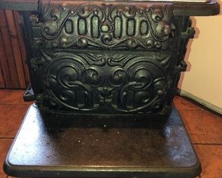 small electric antique retro-fitted Electric stove top