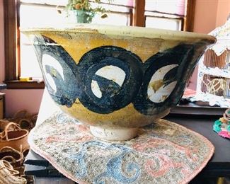 Huge ceramic bowl