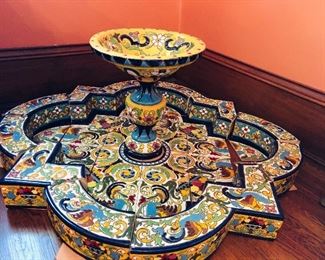 Amazing tile fountain