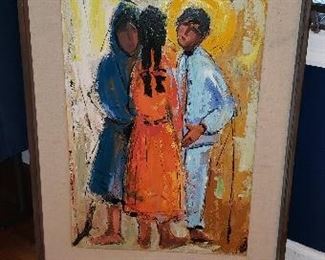 Vintage (1965) Acrylic Painting by artist Ana Marie Pecanins