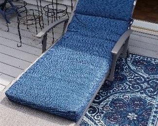 Kirkland Chaise Lounge and Outdoor Rug